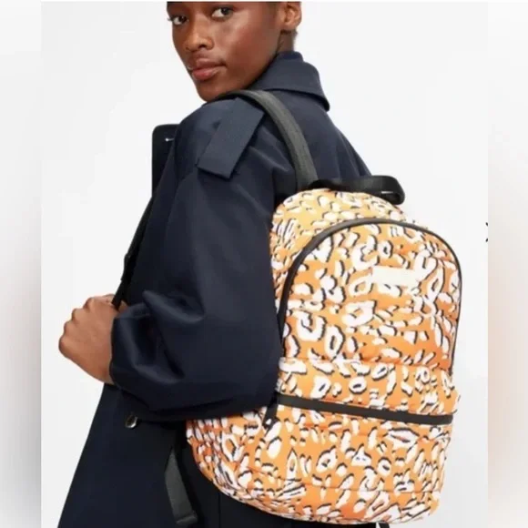 NWT Ted Baker Leopard Quilted Backpack, Stylish & Trendy Bag for Everyday Use NWT Ted Baker Quiltoe Leopard Quilted Backpack - Vacation  main image 3